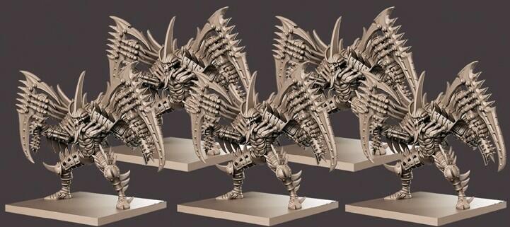 Requiem: Chevalier Vampire - Berserkers Figurines