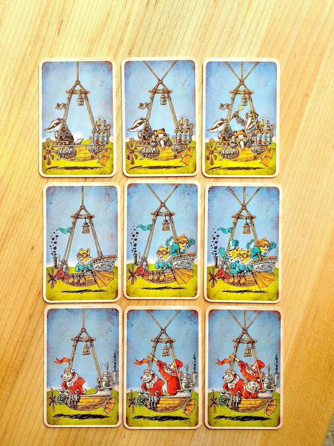 Aventure en Montgolfière Cartes