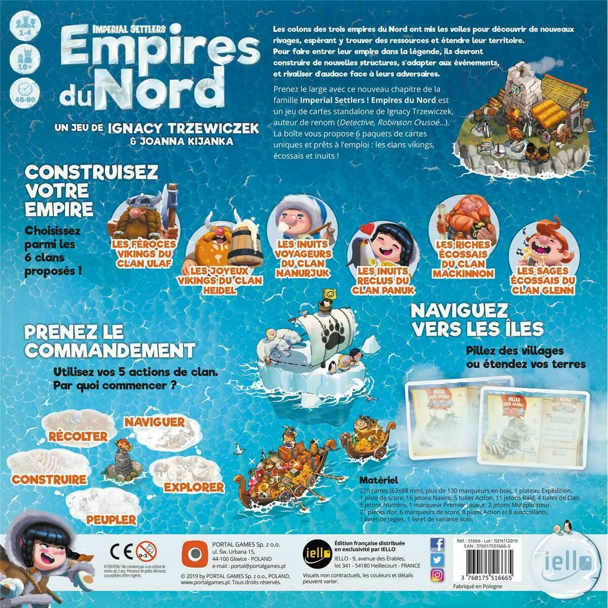 Imperial Settlers: Empires du Nord Back