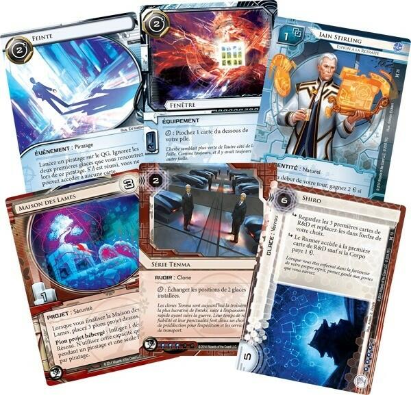 Android: Netrunner - Honneur et Profit Cartes