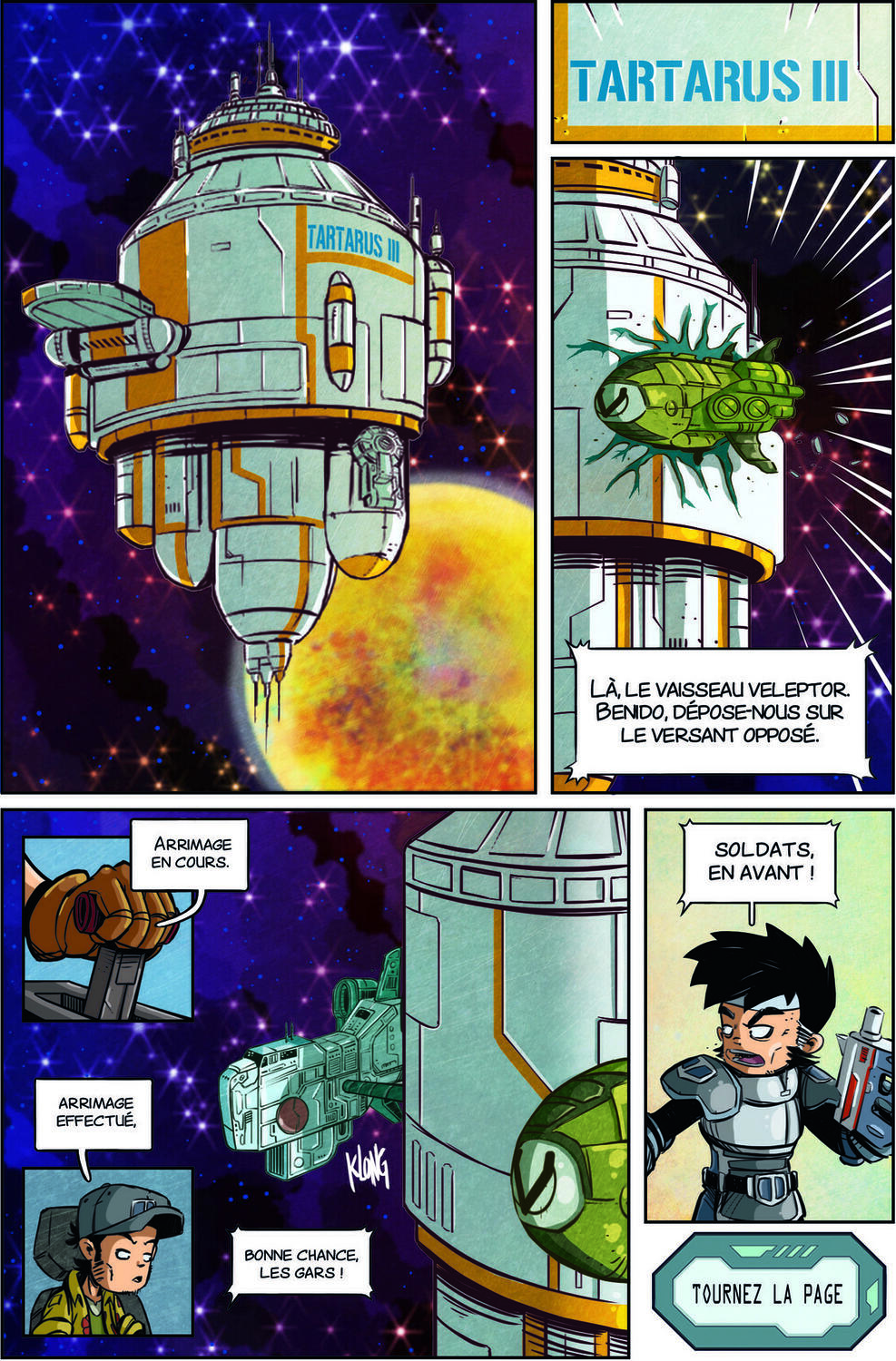 Space Unit: La BD Dont Vous Êtes le Héros Page