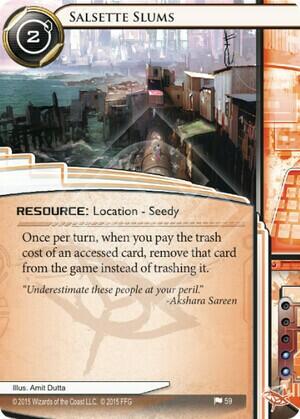 Android: Netrunner - L'Île de Salsette Carte