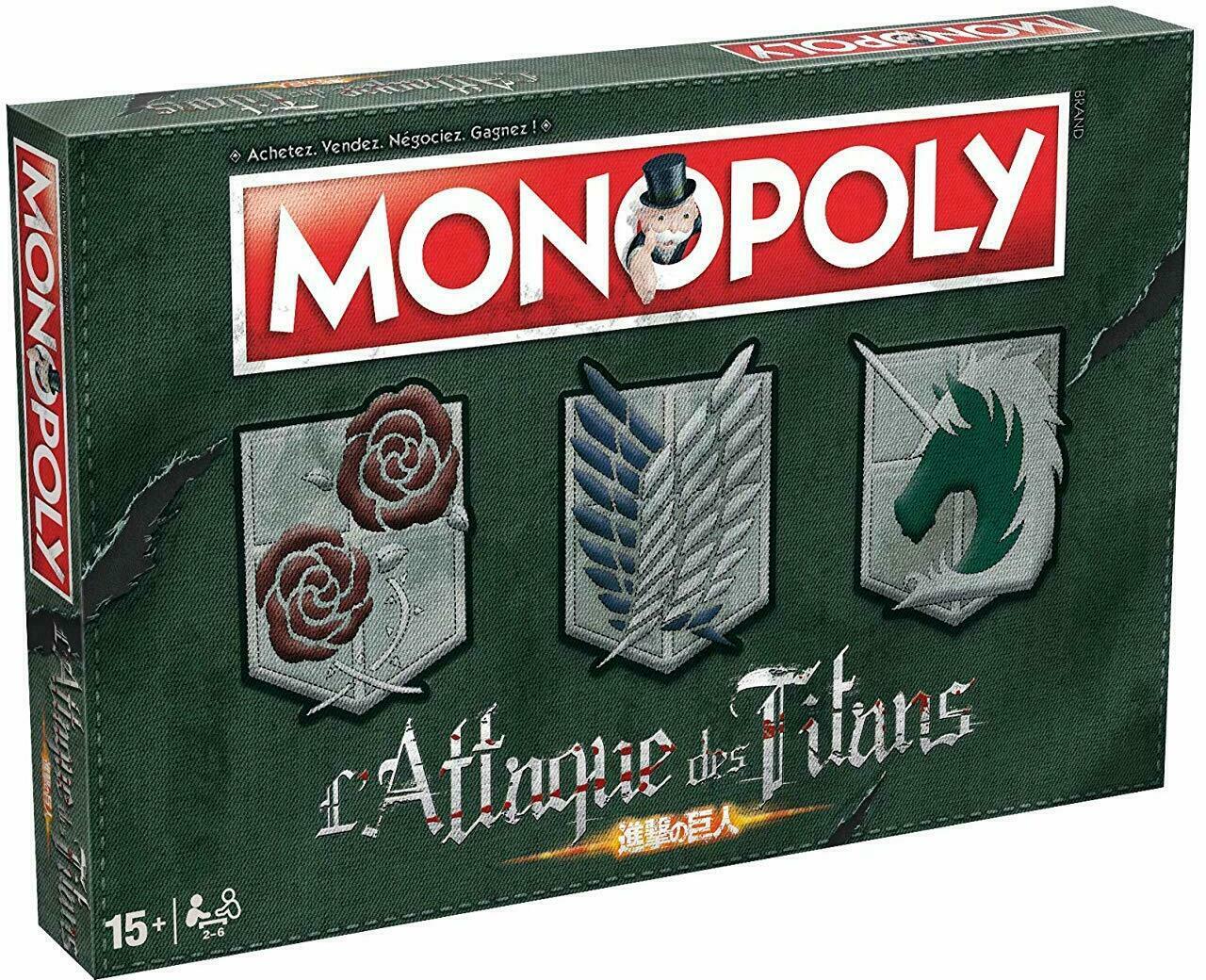 Monopoly: Attaque des Titans Cover 3d