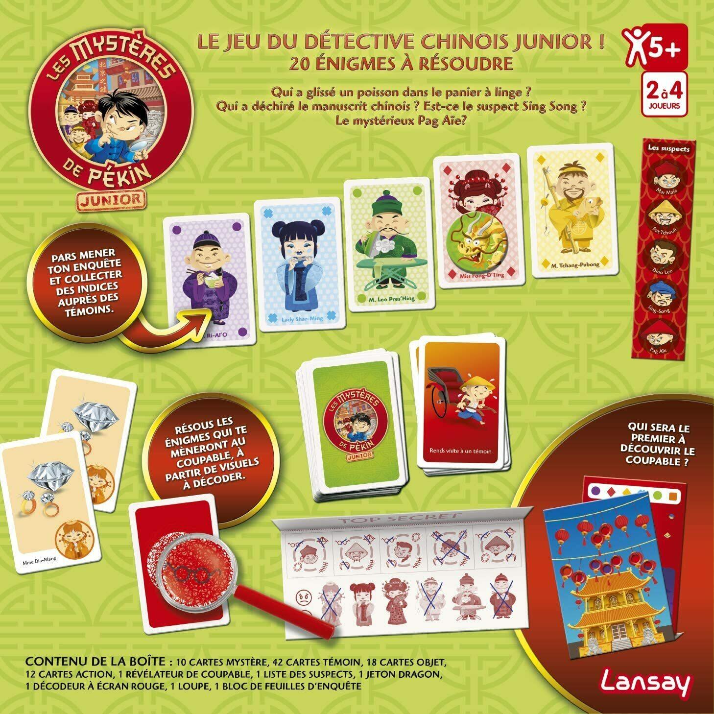 Les Mystères de Pékin: Junior Back