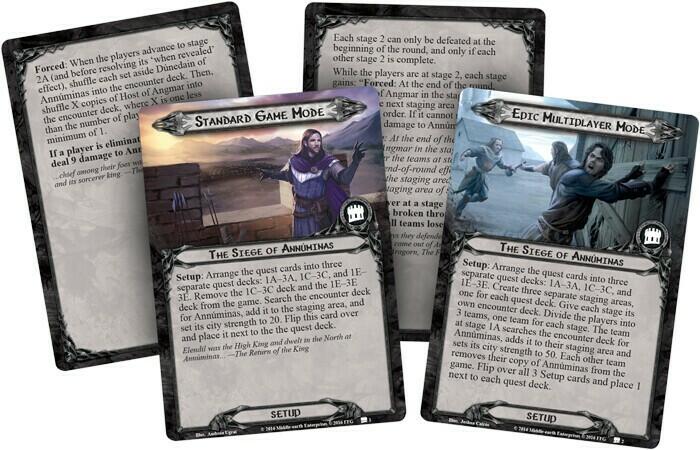 Le Seigneur des Anneaux: Le Jeu de Cartes - Le Siège d'Annúminas Cartes