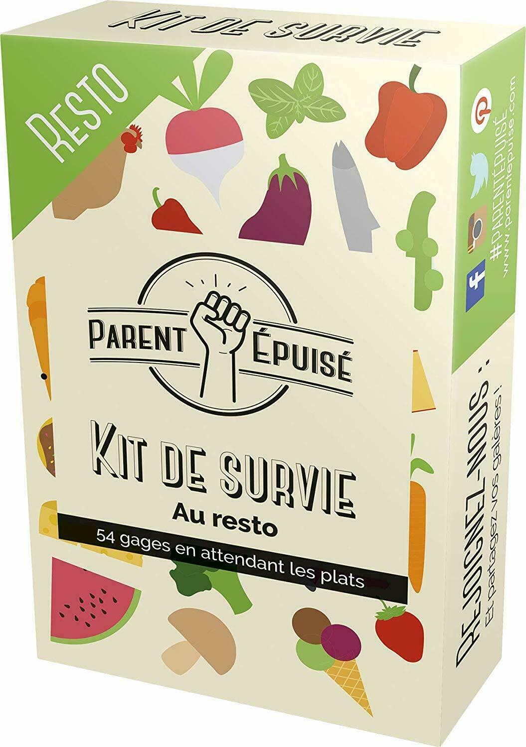 Parent Épuisé: Kit de Survie - Au Resto Cover 3d