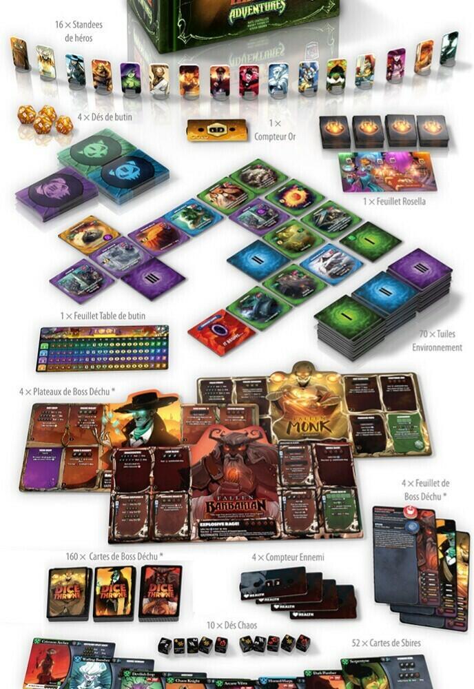 Dice Throne: Adventures Eclate