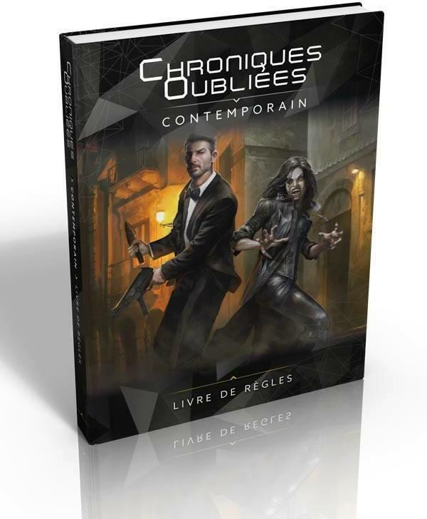 Chroniques Oubliées Contemporain - Livre de Règles Cover 3d