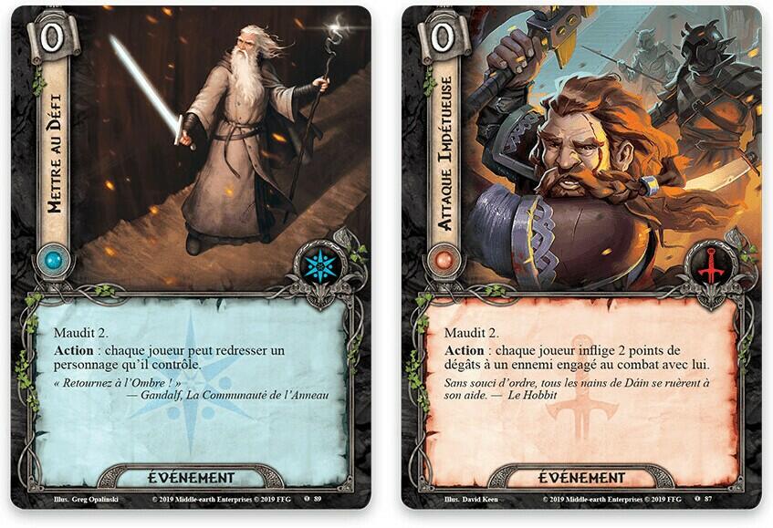 Le Seigneur des Anneaux: Le Jeu de Cartes - Sous les Monts de Cendre Cartes