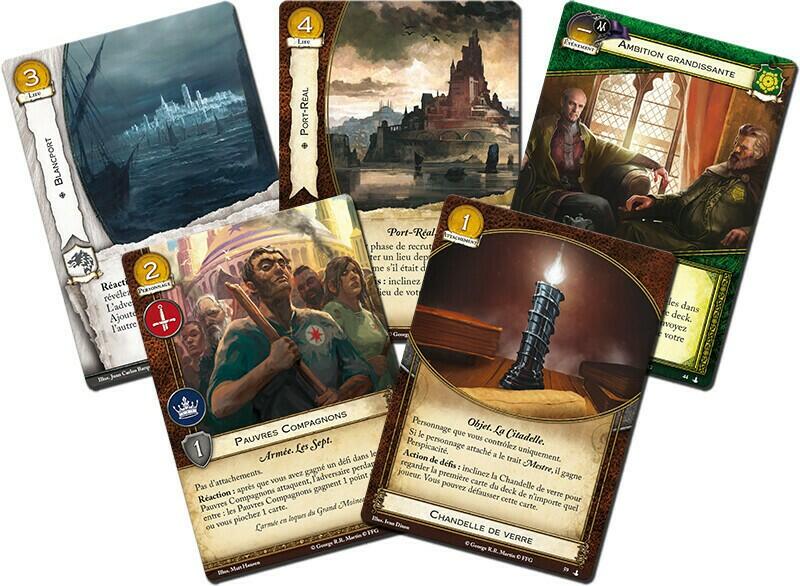 Le Trône de Fer: Le Jeu de Cartes - Les Rues de Port-Réal Cartes