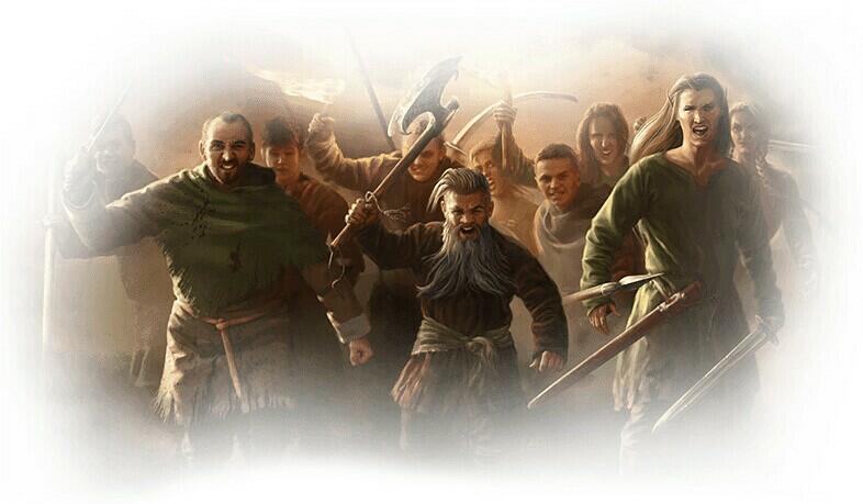 Le Seigneur des Anneaux: Le Jeu de Cartes - La Terre des Lamentations Artwork