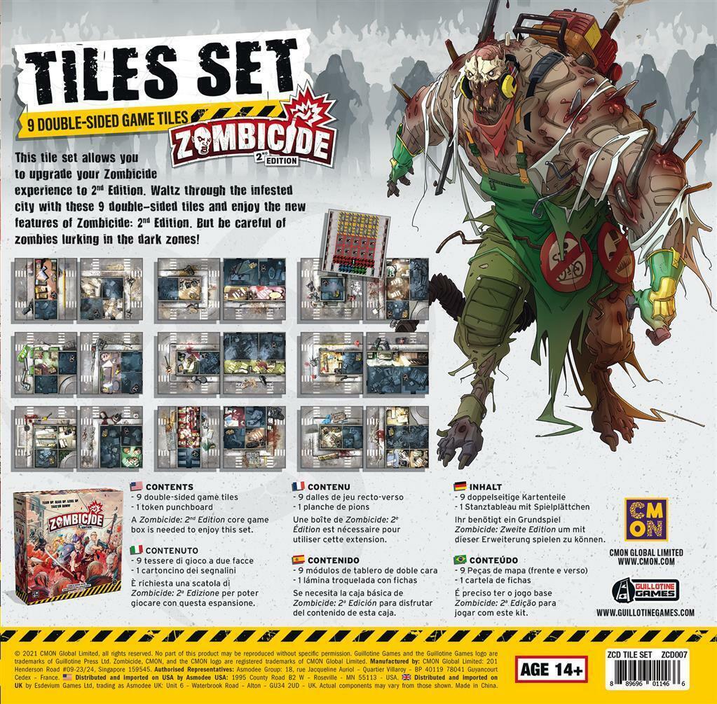 Zombicide: 2nd Édition - Tiles Set Back