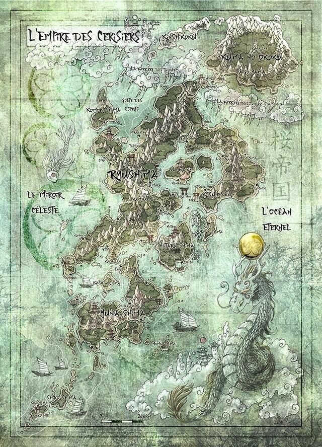 L'Empire des Cerisiers Carte