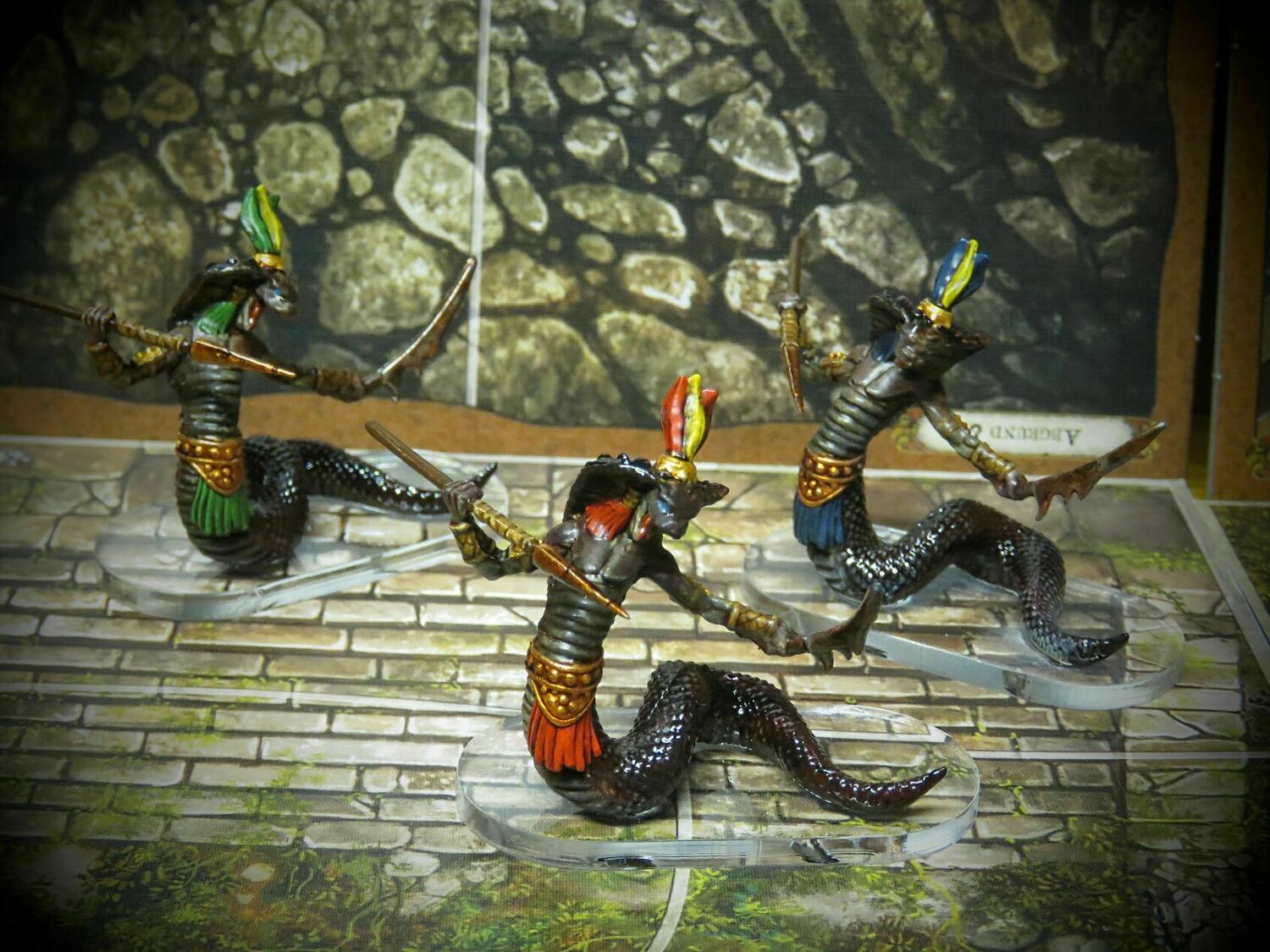 Les Demeures de l'Épouvante: Seconde Édition - Le Sentier du Serpent Figurines