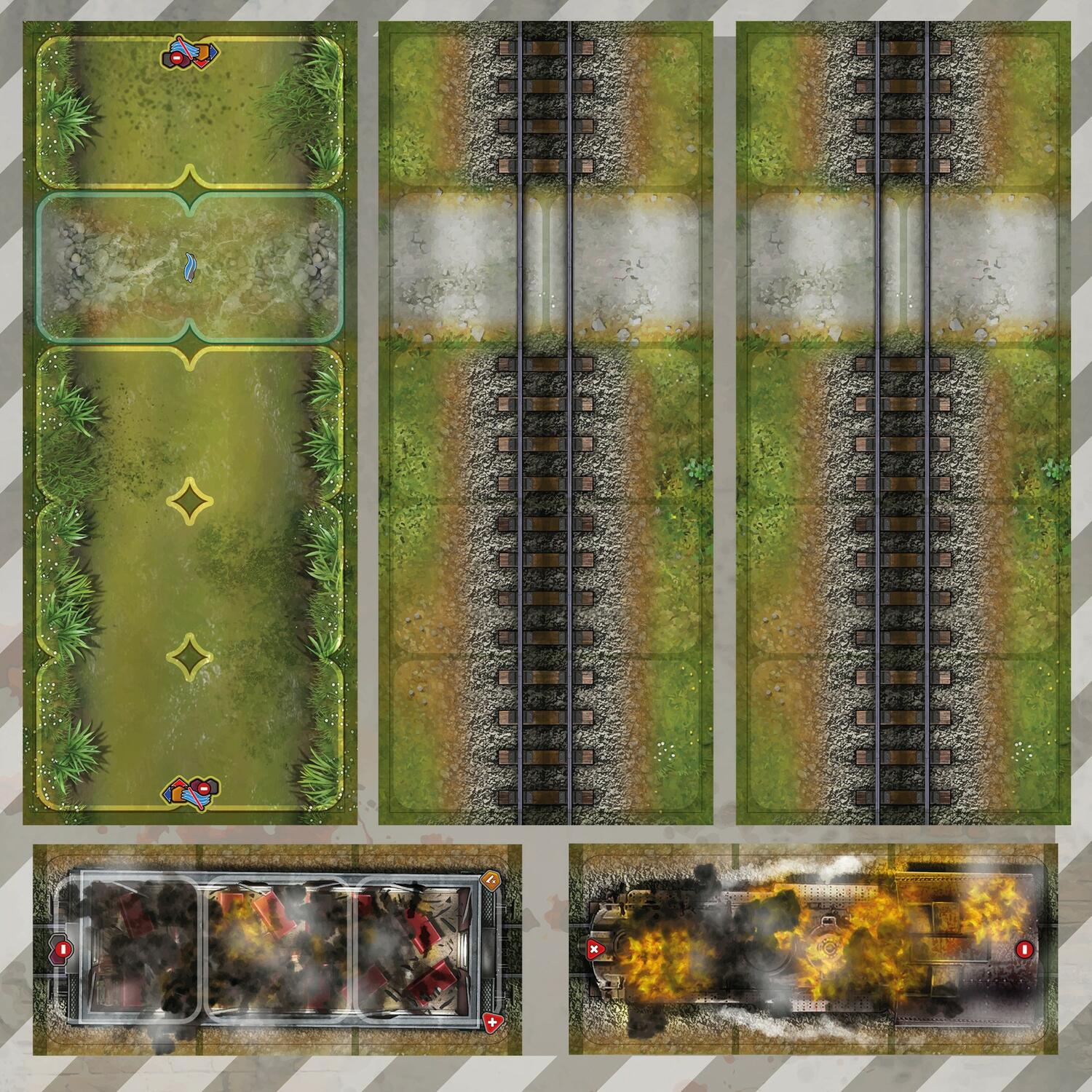 Heroes of Normandie: Battleground Set 3 - Terrain Pack Tuiles