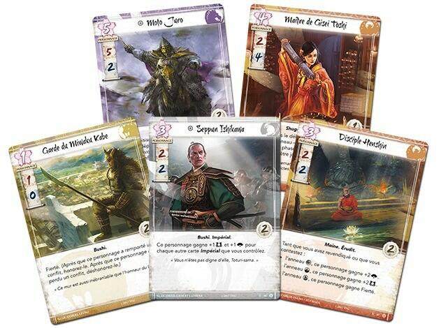 La Légende des Cinq Anneaux: Le Jeu de Cartes - Le Destin n’a pas de Secrets Cartes