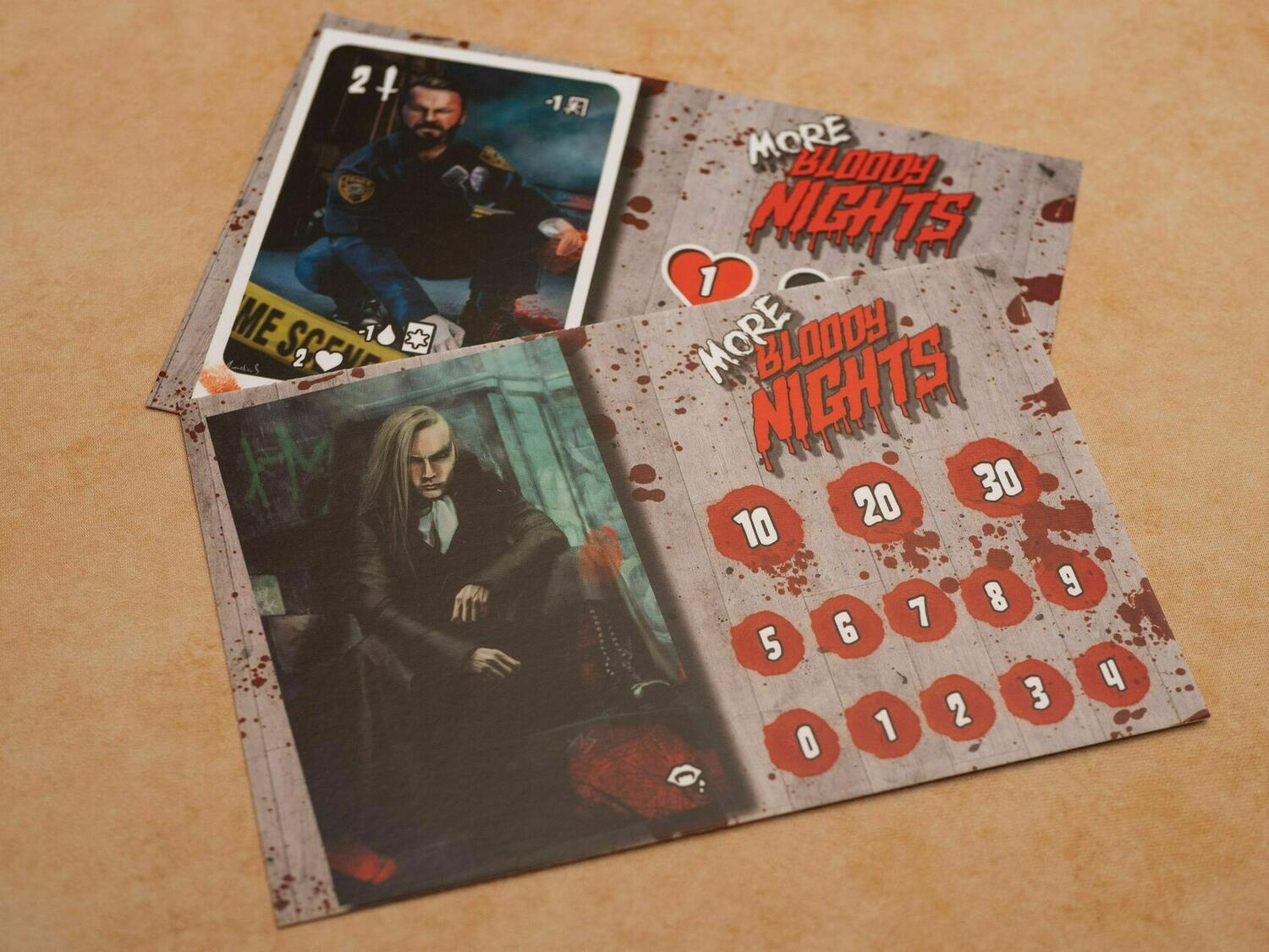 More Bloody Nights Cartes