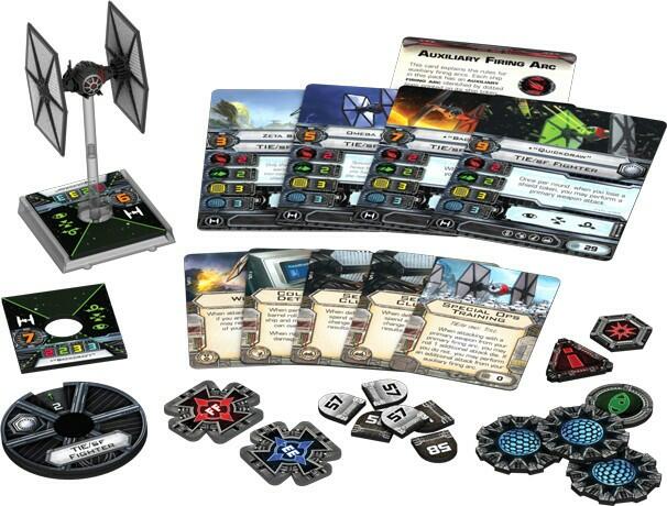 Star Wars: X-Wing - Le Jeu de Figurines - TIE des Forces Spéciales Eclate