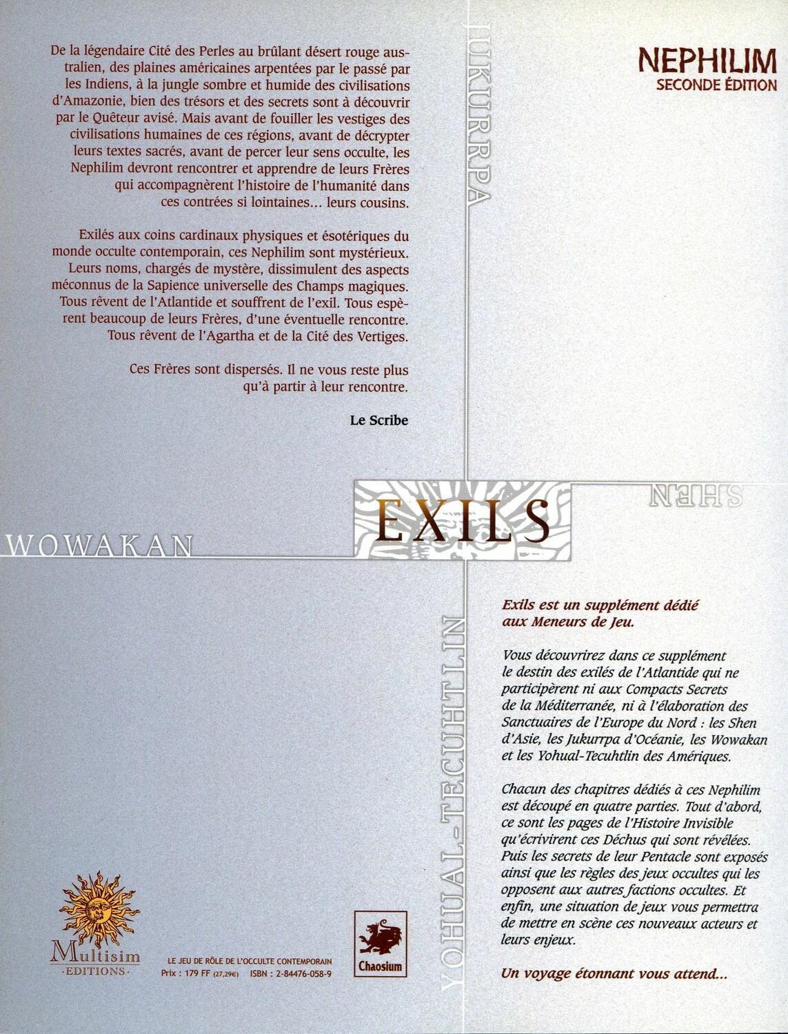 Nephilim: Exils Back