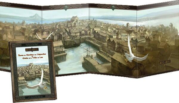 L'Anneau Unique: Écran du Gardien des Légendes et Guide de la Ville du Lac Eclate