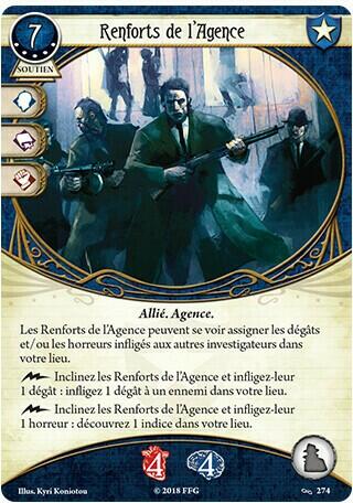 Horreur à Arkham: Le Jeu de Cartes - Dans les Griffes du Chaos Carte