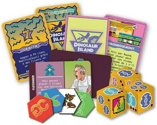 Dinosaur Island Materiels