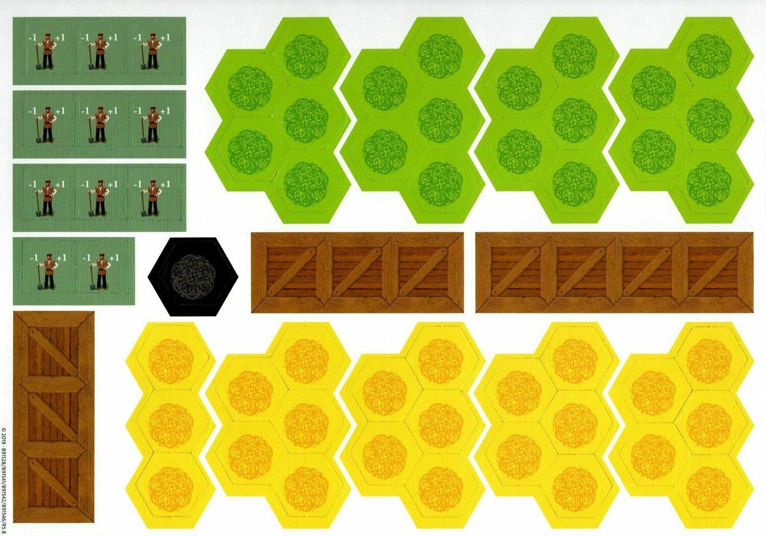 The Castles of Burgundy 2019 Tuiles