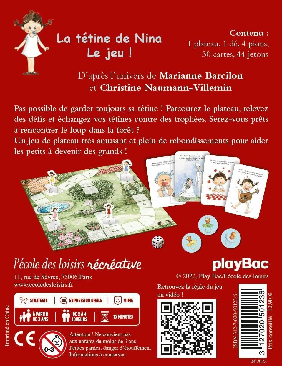 La Tétine de Nina: Le Jeu ! Back