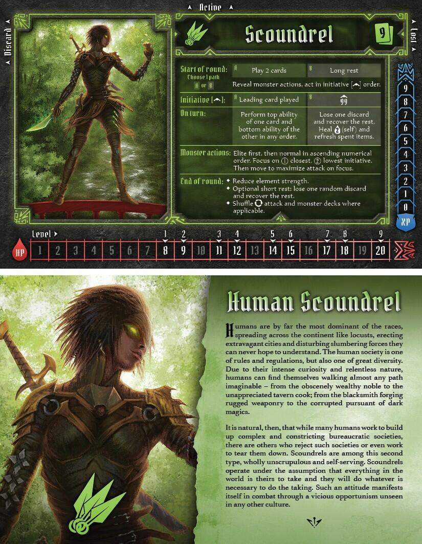 Gloomhaven Tuile Verte