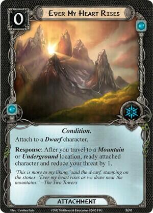 Le Seigneur des Anneaux: Le Jeu de Cartes - La Longue Obscurité Carte