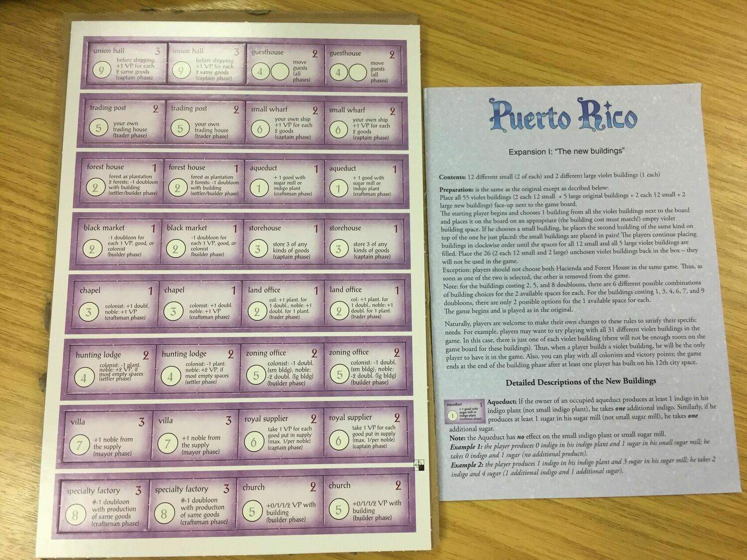 Puerto Rico: Extension I - Nouveaux Bâtiments Eclate