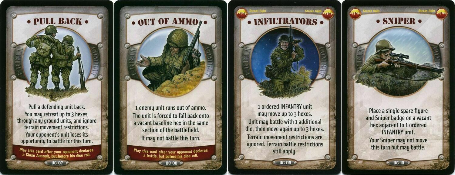 Mémoire 44: The Battle Map - Volume 3 - Sword of Stalingrad Cartes