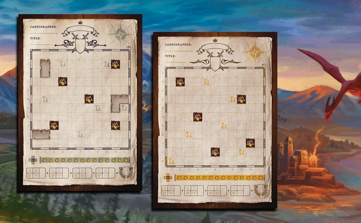 Cartographers: Heroes Cartes