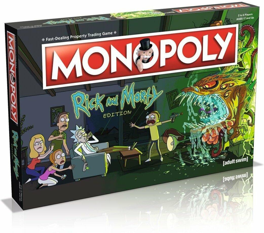 Monopoly: Rick and Morty Cover 3d