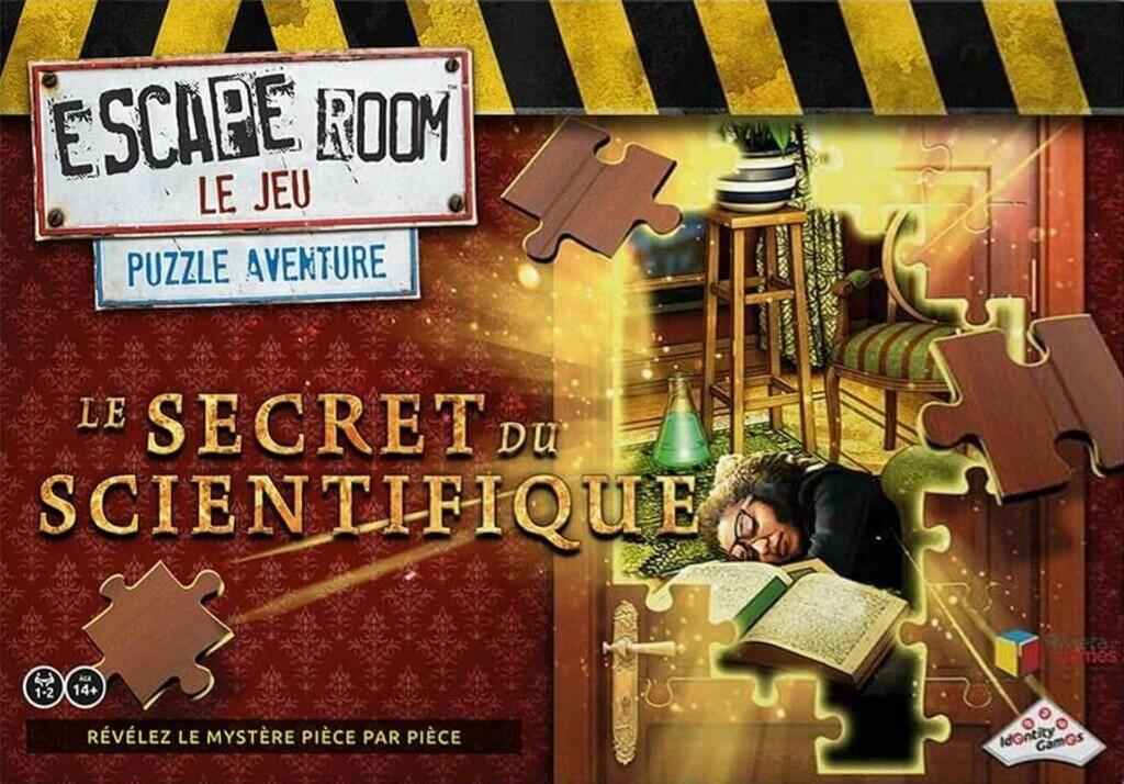 Escape Room: Le Jeu - Puzzle Aventure - Le Secret du Scientifique Cover