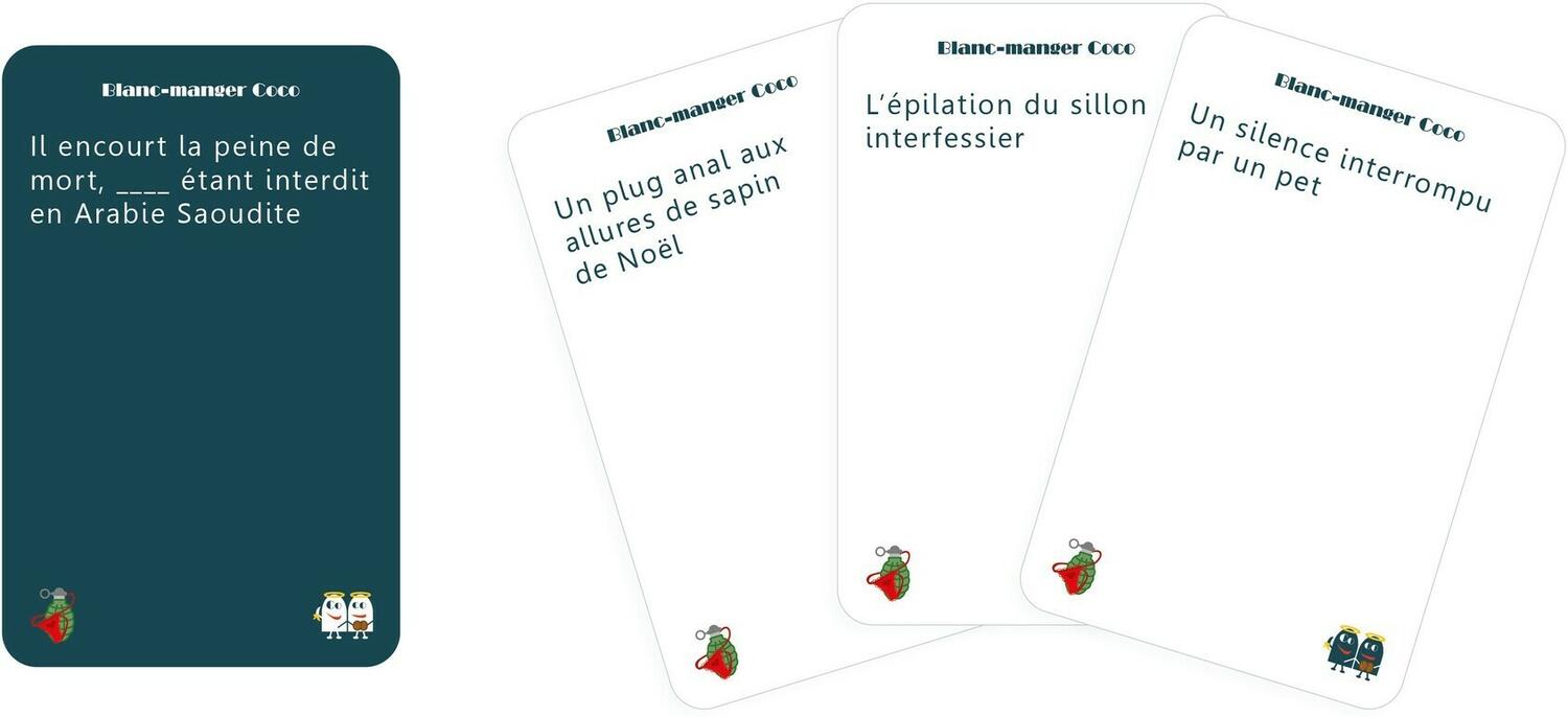 Blanc Manger Coco: Au Fond du Trou Cartes