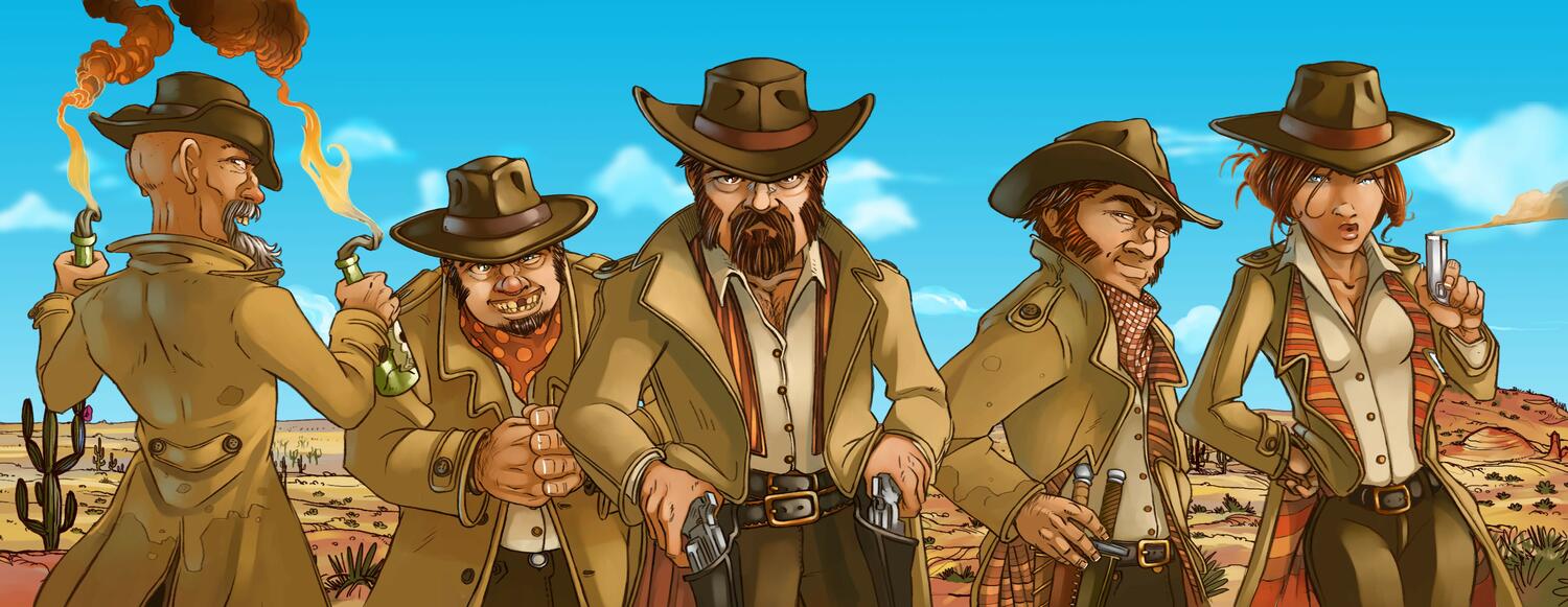 Desperados of Dice Town Artwork