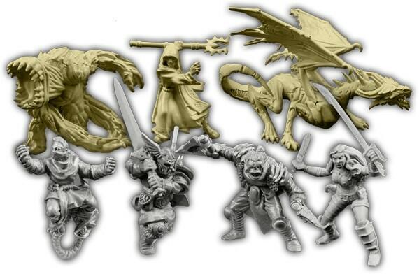 Descent: Voyages Dans les Ténèbres (Seconde Édition) - Gardiens de Castel-Fosse Figurines