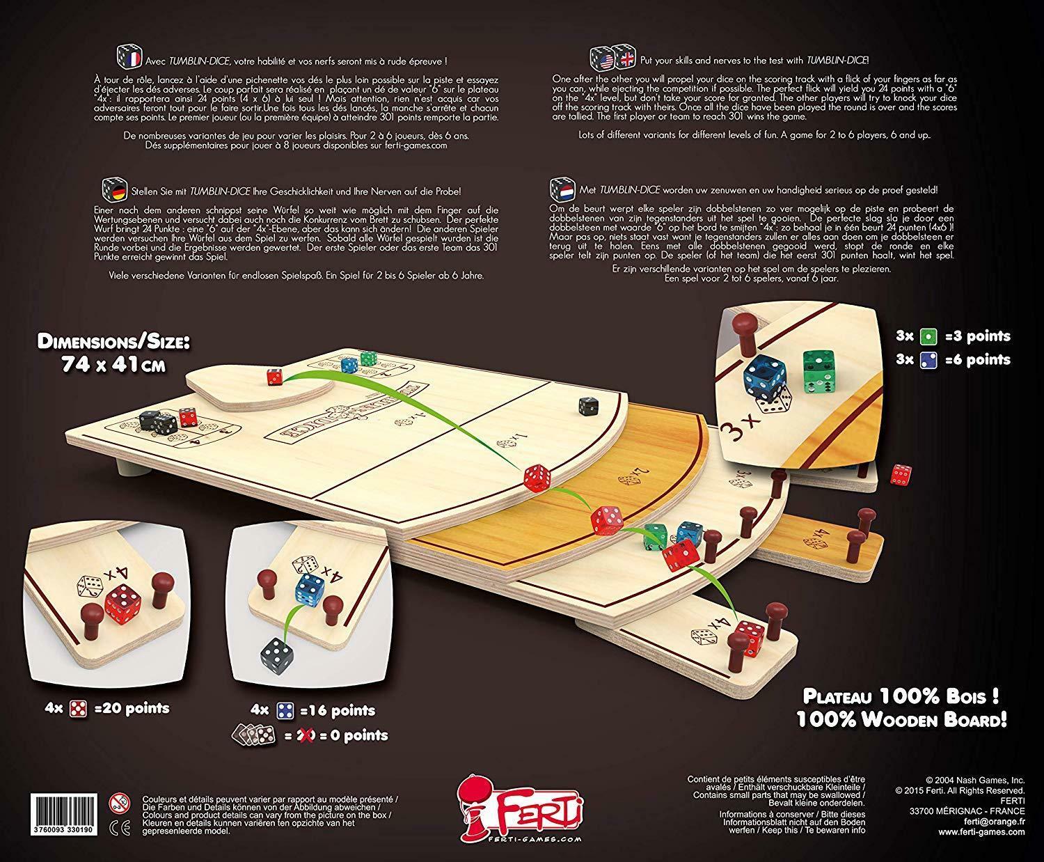 Tumblin-Dice (Medium) Back