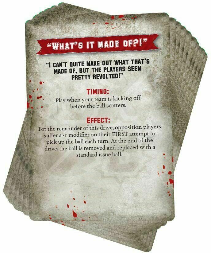 Blood Bowl: Le Jeu de Football Fantastique - Pack de Cartes d'Équipe - Équipe de Skavens Cartes