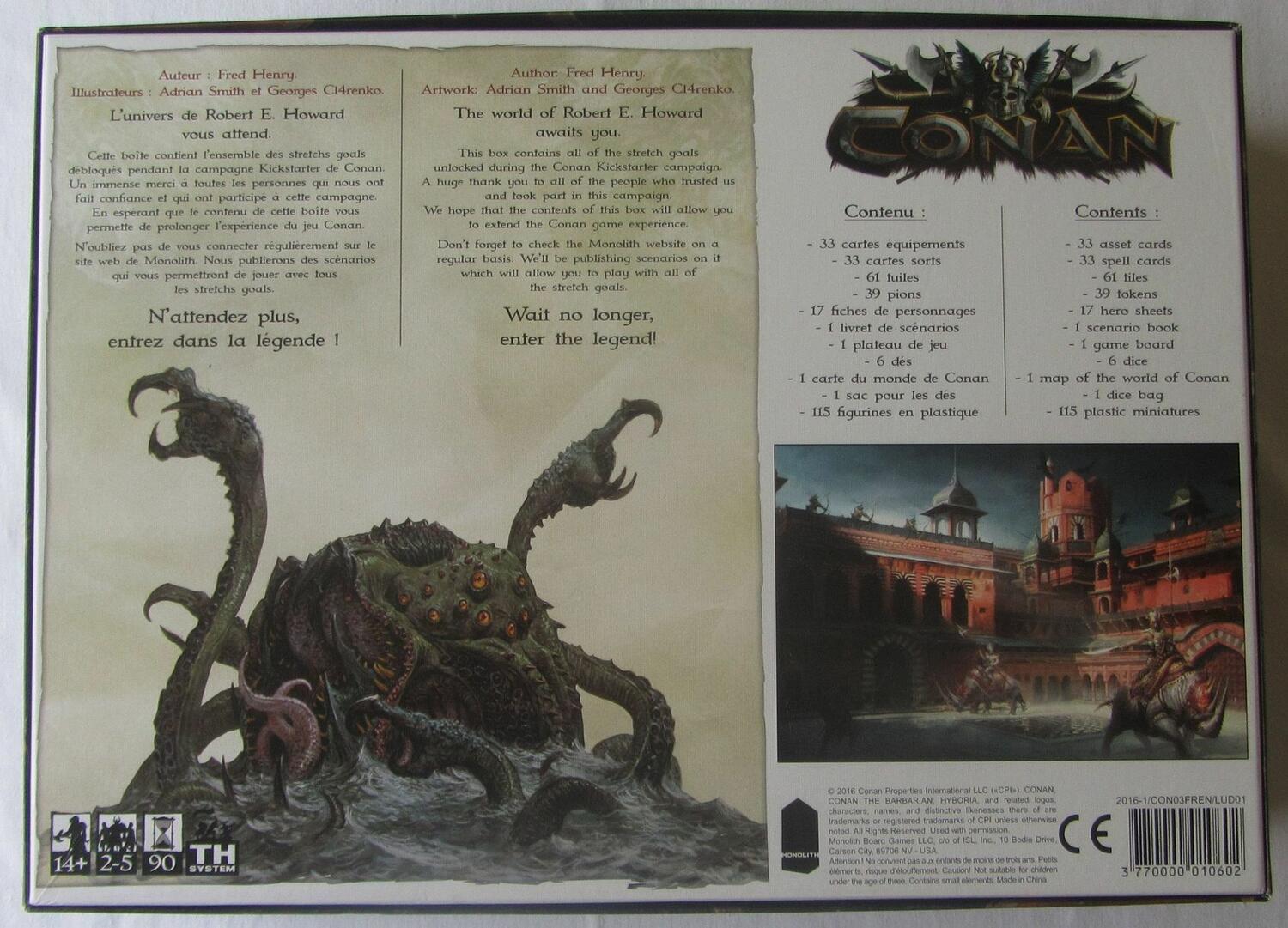 Conan: Collectors Box Back 3d