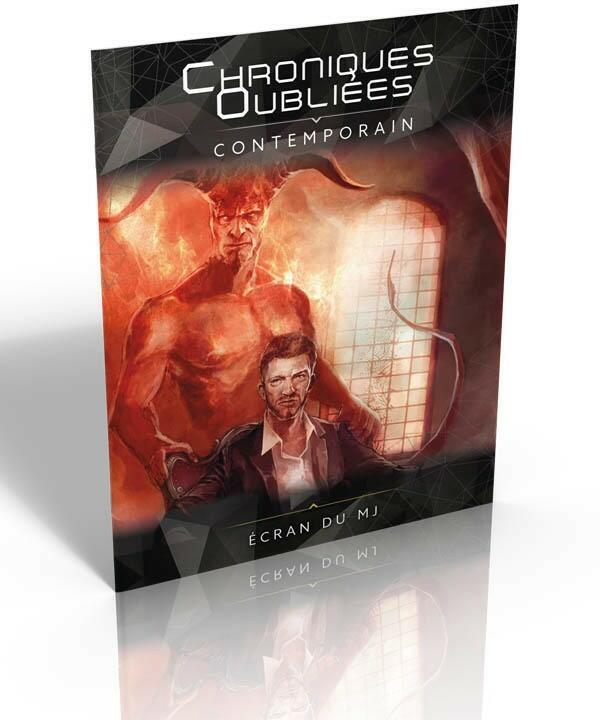 Chroniques Oubliées: Contemporain - Écran du MJ Cover 3d