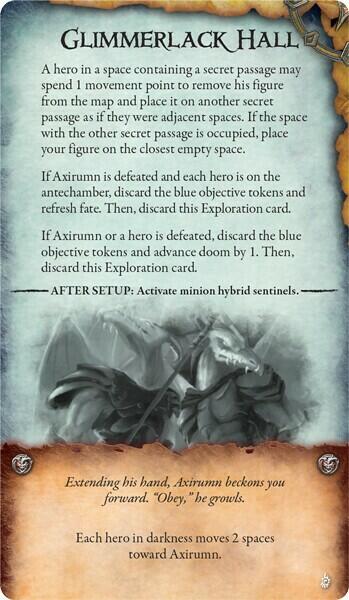 Descent: Voyages Dans les Ténèbres (Seconde Édition) - De Sombres Pensées Carte