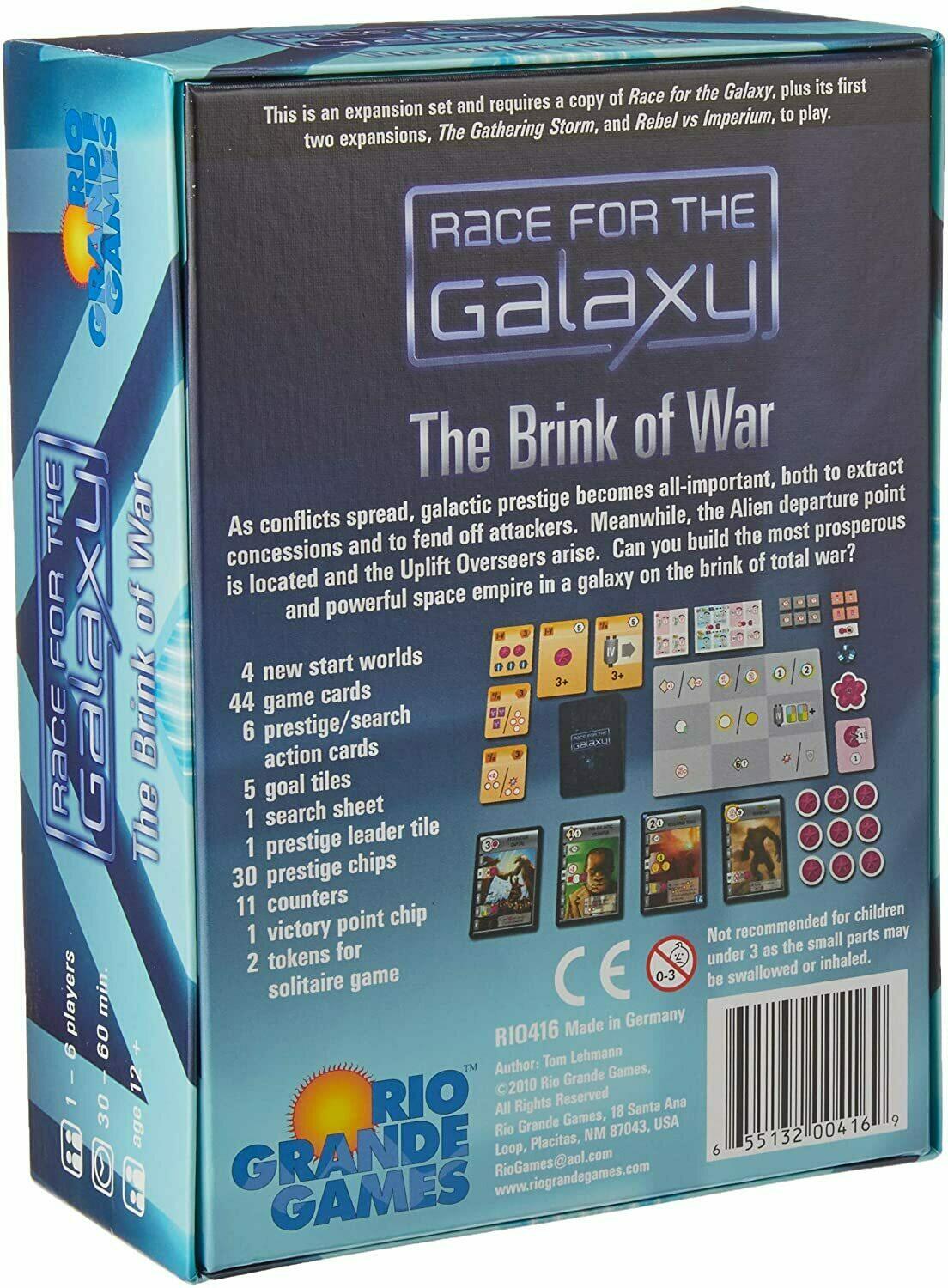 Race for the Galaxy: The Brink of War Back 3d