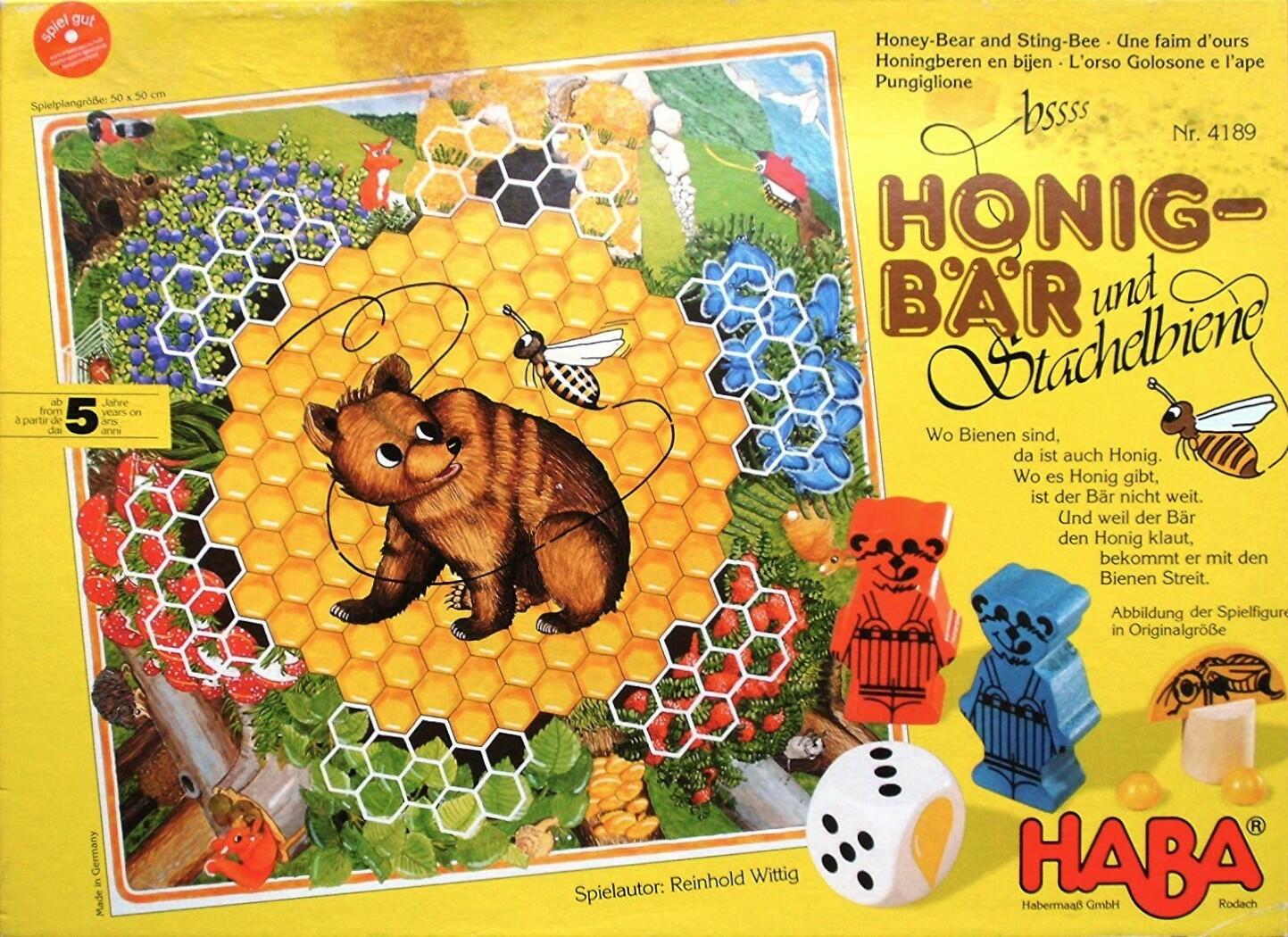 Honigbär und Stachelbiene Cover