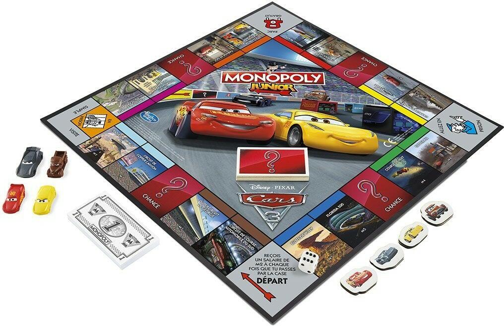 Monopoly: Junior - Cars 3 Plateau