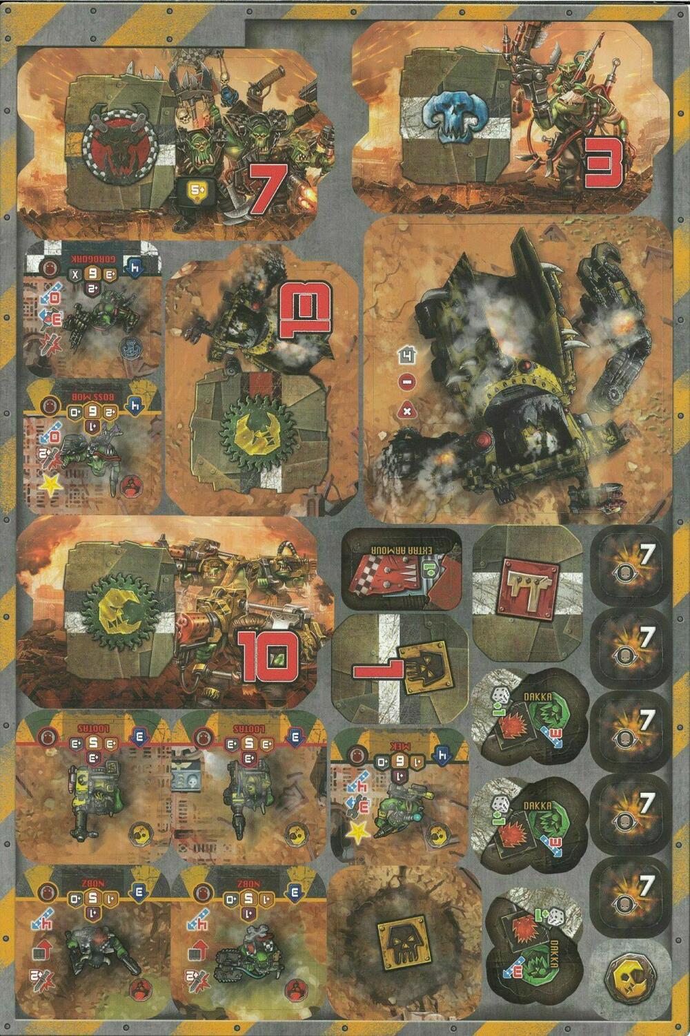 Warhammer 40,000: Heroes of Black Reach - Orks Reinforcement Tuiles