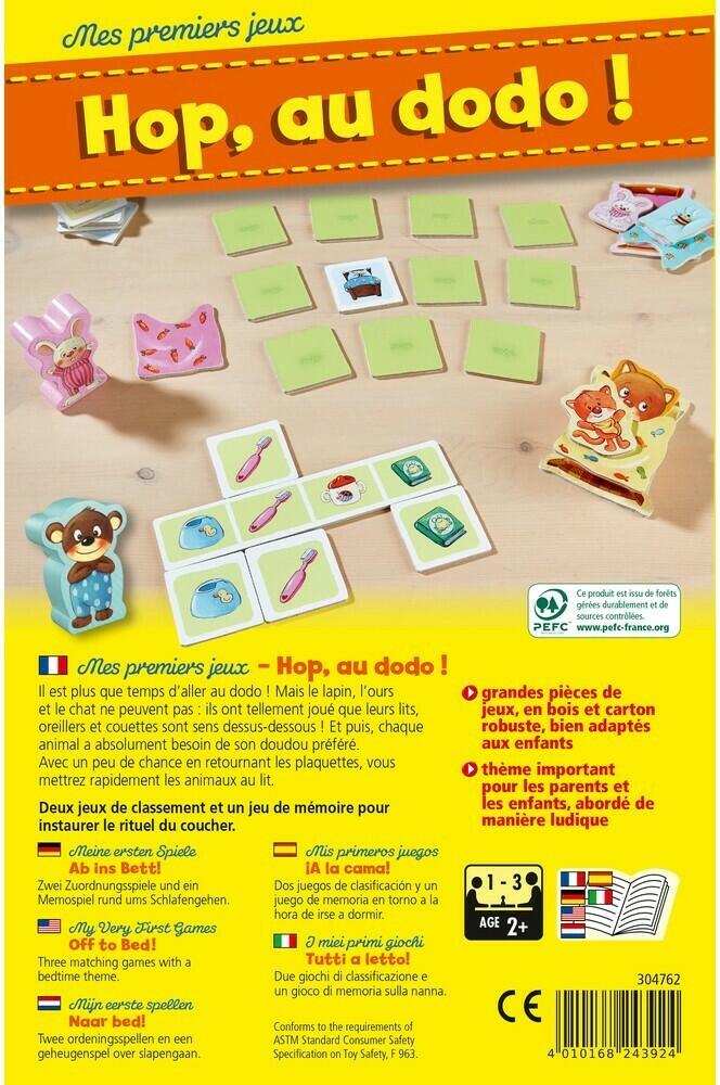 Mes Premiers Jeux: Hop, au Dodo ! Back