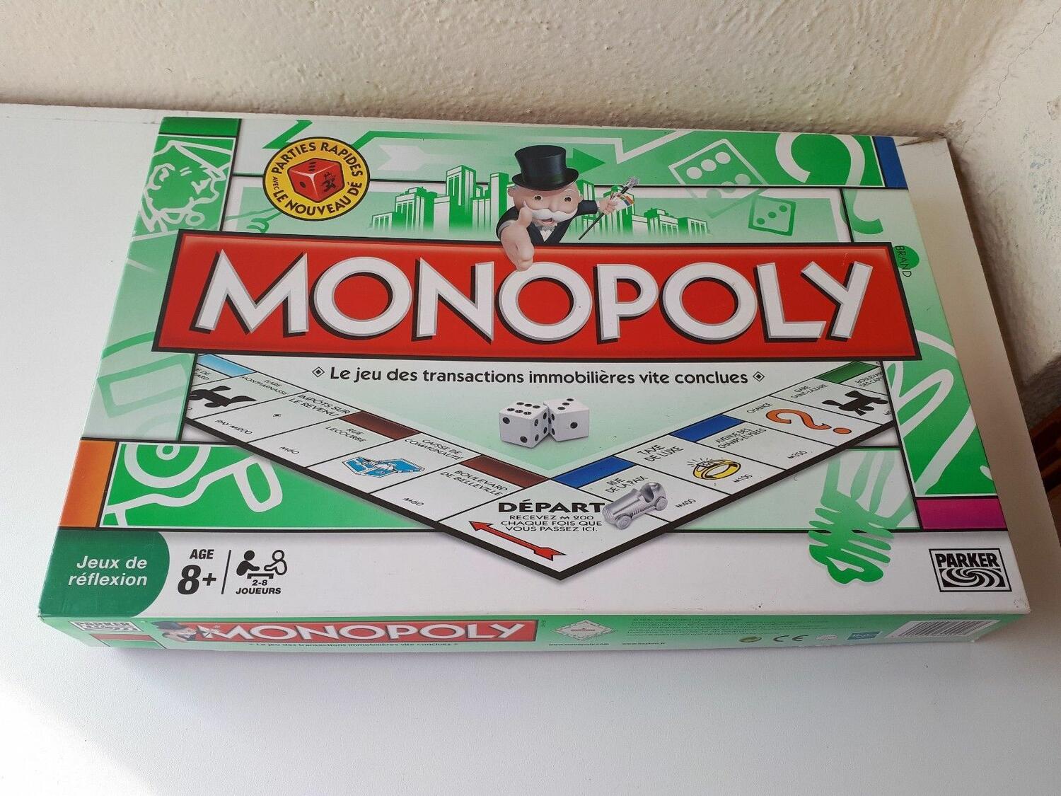 Monopoly: Parties Rapides Avec le Nouveau Dé Cover 3d