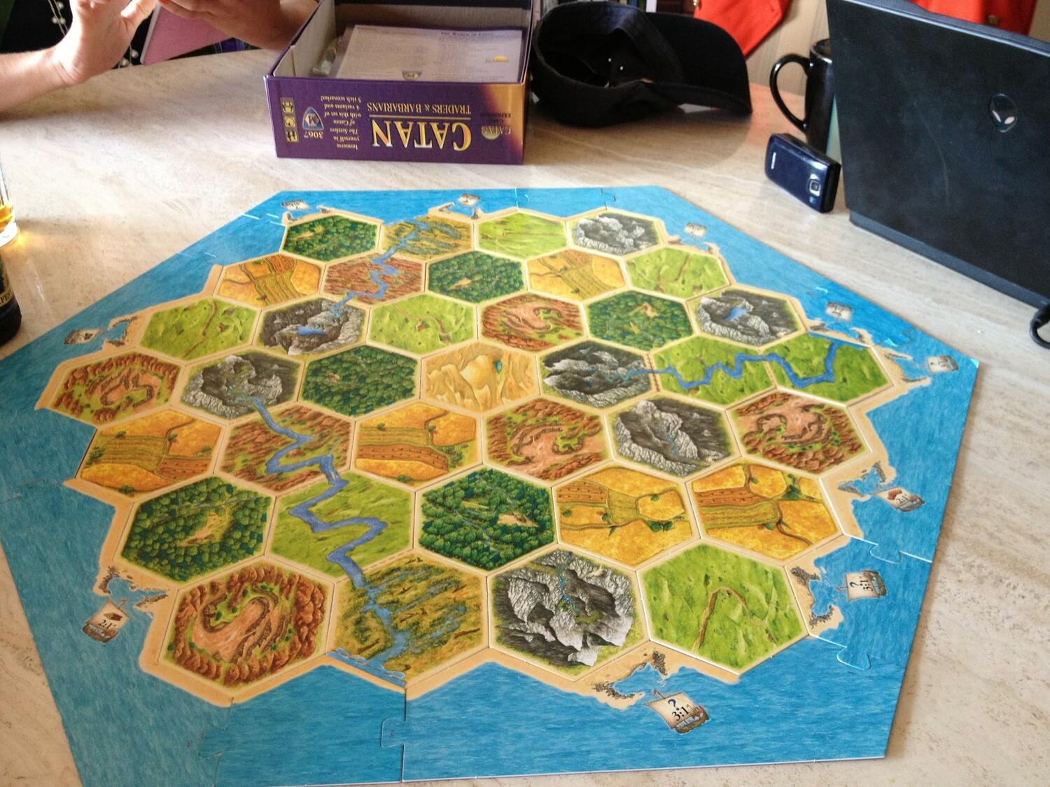 Catane: Barbares & Marchands - 5 et 6 Joueurs Eclate